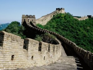 1) Wielki Mur Chiński, Chiny Cuda starożytnego świata