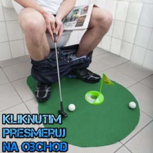 Golf en el baño