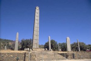 1. Axumský obelisk - Etiopie