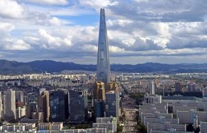 6. Lotte World Tower, Seoul - 555.7m Najväčšia budova