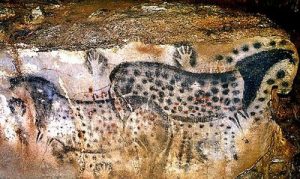 jaskynna malba koni  jaskynné maľby koní 