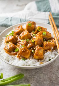 4. Tofu z čínského česneku smažte 10 jídel na hubnutí