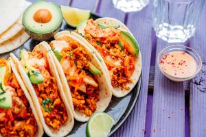 6.Kimchi-Tempeh-Tacos 10 jedál na chudnutie