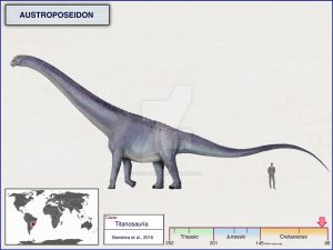 Austroposeidon magnificus Najväčší dinosaury na svete : 15 najväčších dinosaurov