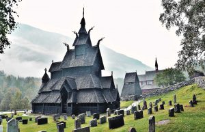   Kostel Borgund Stave, Norsko