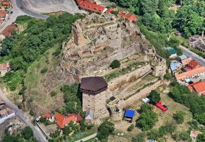 Slottet Fiľakov Slott i Slovakien  