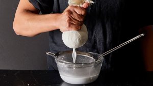 cómo hacer leche de coco