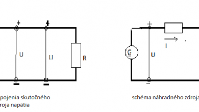 schema zapojenia elektrického zdroja