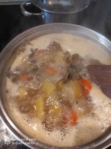 varenie hubovej polievky Hríbová polievka recept