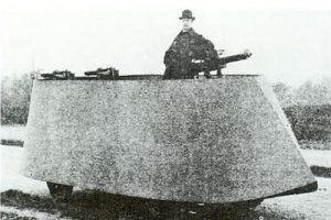   Samochodowy wóz wojenny, 1899 Dziwne pojazdy wojskowe  
