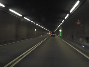 Švýcarský Gotthardský tunel je nejdelší na světě.