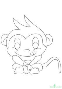 Omalovánky opice