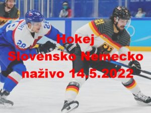 Hokej Slovensko Německo živě 14.5.2022