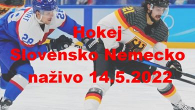 Hokej Slovensko Nemecko naživo 14.5.2022