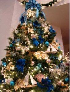 Morský vianočný stromček - Vianočné dekorácie