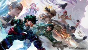 My Hero Academia (4,9 % vyhľadávaní) Najznámejšie anime