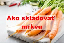 Ako skladovať mrkvu