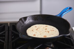 Panna - Hur man värmer en tortilla