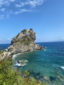 Ostrov Skópelos, Řecko - základna pro Mamma Mia!