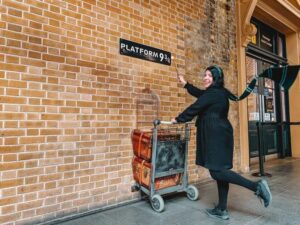 King's Cross Station: Nástupište 9¾ - Kde sa natáčal Harry Potter