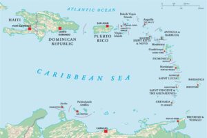 Kde se nachází Karibik