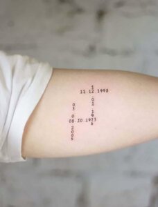 Tetování symbolu rodiny
