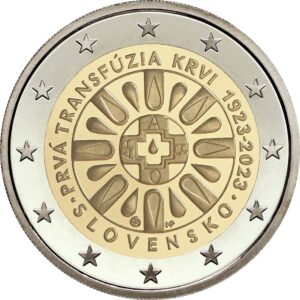 Vzácné 2 euromince v oběhu Slovensko