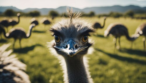 Evolúcia Pštros Emu