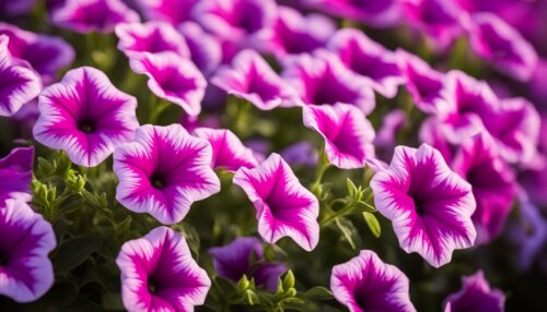 Kvitnutie a farby Petúnií