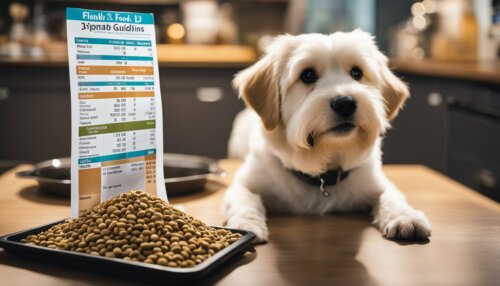 Materiál a kvalita krmiva Tabuľka kŕmenia psov 