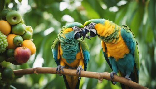 Strava a krmivo - Druhy papoušků