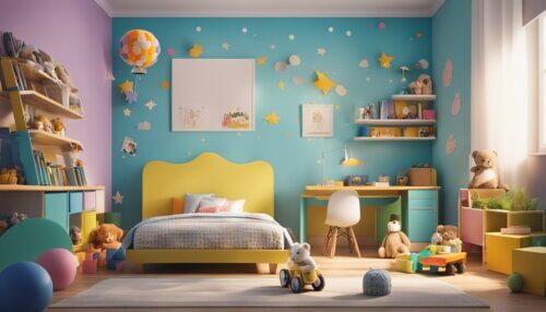 Miesto na relax a spanie - Inšpirácia pre dievčenskú detskú izbu