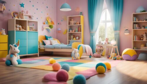 Princezná a lesné motívy - Inšpirácia pre dievčenskú detskú izbu