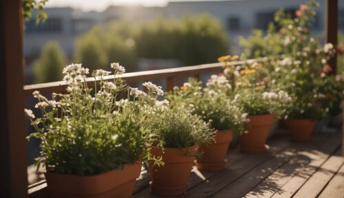 Balkónové bylinky a kvety