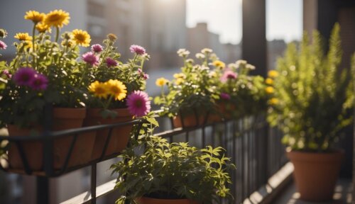 Starostlivosť o kvety na balkóne