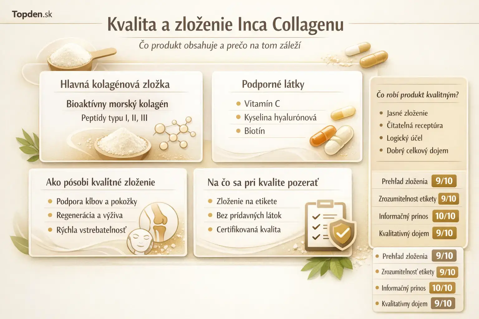 kvalita a zloženie Inca Collagenu, Inca Collagen zloženie, Inca Collagen kvalita, čo obsahuje Inca Collagen, aktívne látky Inca Collagen, kolagén Inca Collagen ingrediencie, Inca Collagen recenzia zloženia, Inca Collagen kvalita produktu
